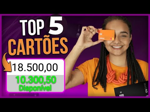 5 MELHORES CARTÕES DE CRÉDITO COM APROVAÇÃO IMEDIATA