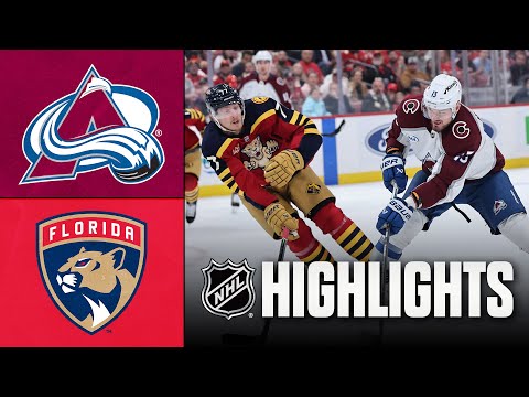 Avalanche vs. Panthers | NHL Highlights | January 04, 2026