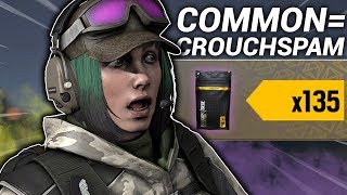 Alpha Pack Opening, but for every &quot;common&quot; I show a crouchspam.