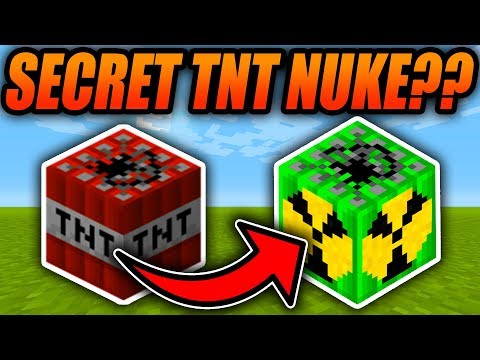 HOW TO GET A SECRET TNT NUKE IN MINECRAFT!! - Minecraft Console Edition Secret TNT!