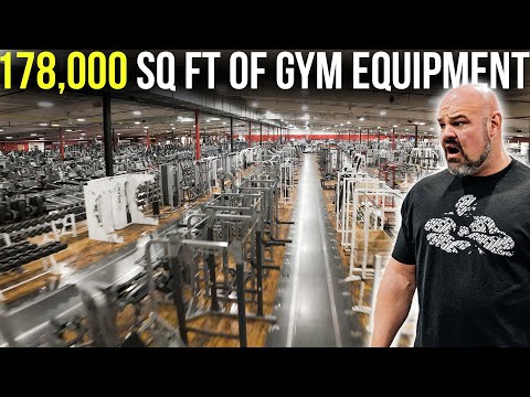 THE WORLD’S BIGGEST GYM EQUIPMENT WAREHOUSE | GYM EQUIPMENT SHOPPING
