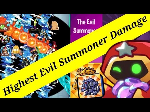 Highest Damage in Evil Summoner Nightmare | Summoner's Greed