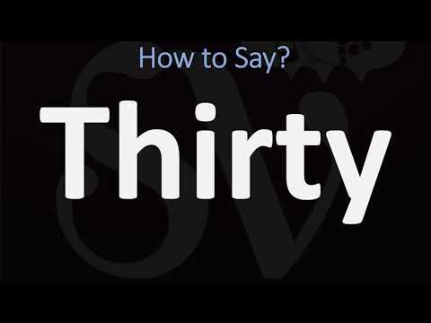 How to Pronounce Thirty? (2 WAYS!) UK/British Vs US/American English Pronunciation