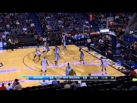 NBA 2015-16 Danilo Gallinari Amazing Performance Nuggets@Pelicans 17 November, 2015