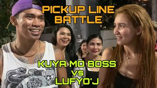 Download lagu PICKUP LINE BATTLE | KUYA MO BOSS vs LUFYO'J mp3