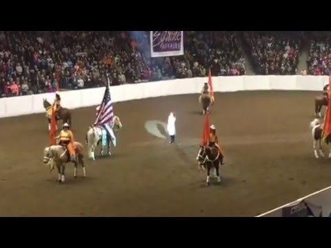 Helen Welch National Anthem for Fantasia at the Equine Affair