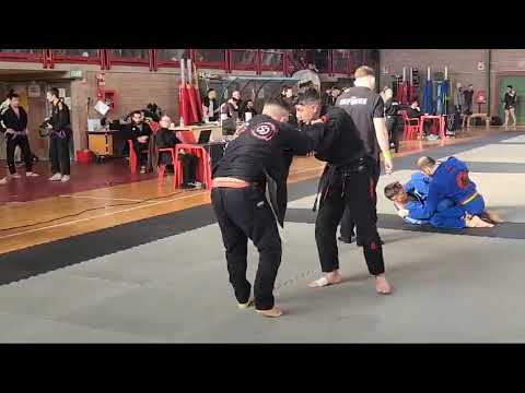 torneo di Milano di brazilian jiujitsu 01/02/2025. Contegreco Yuri (Nami) vs Glimario ( Glimario bjj