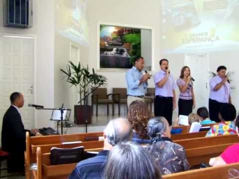 Quarteto Redenção da Divinéia- Imbituba  e Serginho, cantando Um Pouco Mais.