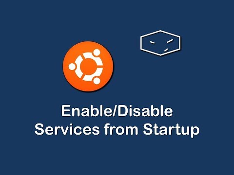ubuntu enable and disable services from startup
