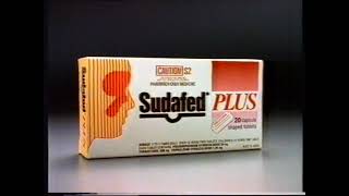 Sudafed Plus Nasal Decongestant - 1993 Australian TV Commercial