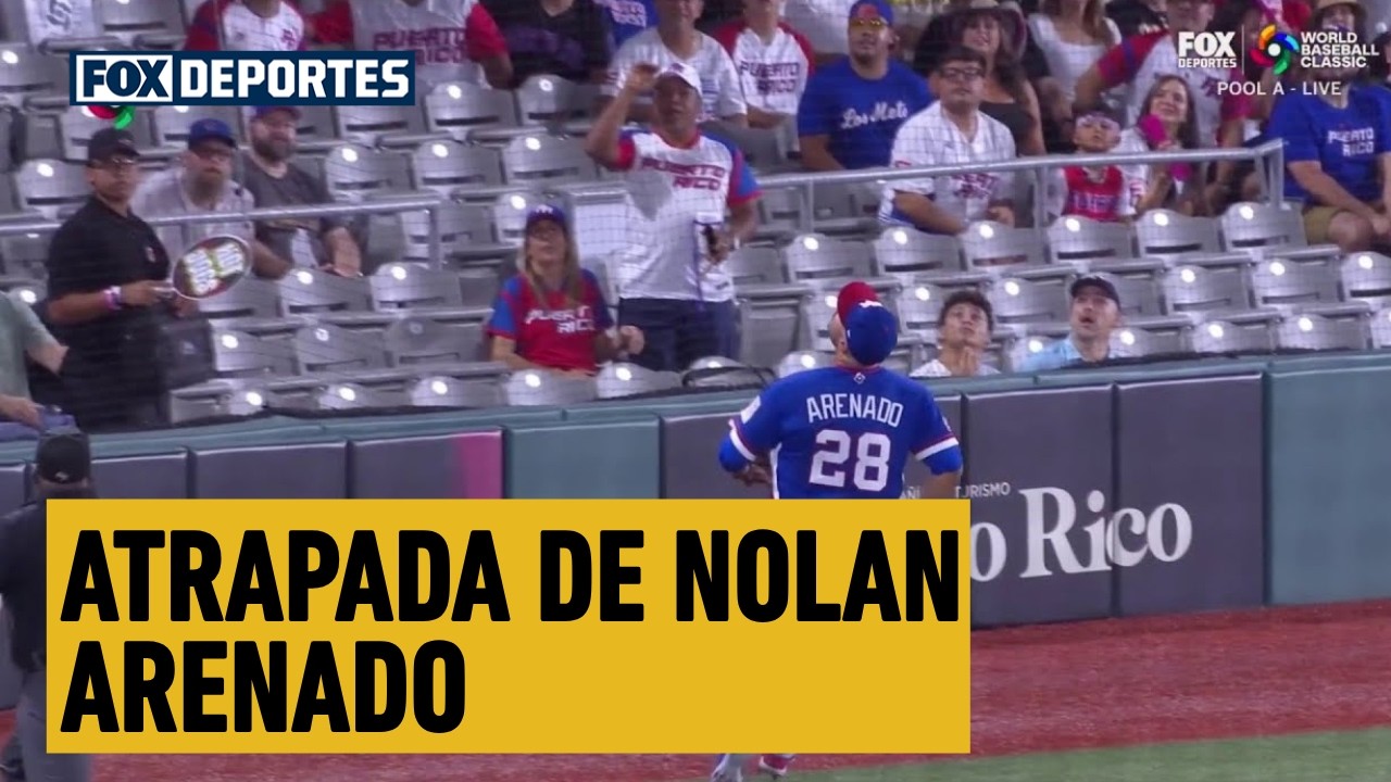 😎⚾ ATRAPADA DE Nolan Arenado | Puerto Rico 0-0 Colombia | World Baseball Classic 2026