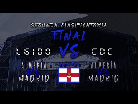 Almeria vs Madrid - Segunda Clasificatoria (Almeria) - Final - Lgido (Mestizo) vs CDC (Eco)