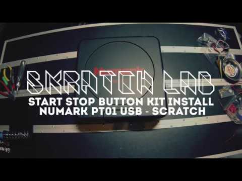 Start Stop Button kit　Install　Numark PT01 USB - Scratch