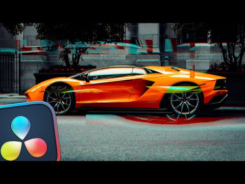 Separated Glitch Effect and Transition - Davinci Resolve (Reactor)