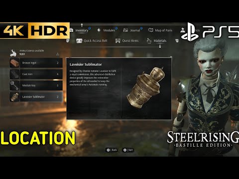 Lavoisier Sublimator Location STEELRISING Lavoisier Sublimator Location | Steel Rising La Cite PS5