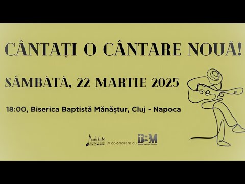 Transmisie LIVE - Cântați o cântare nouă!