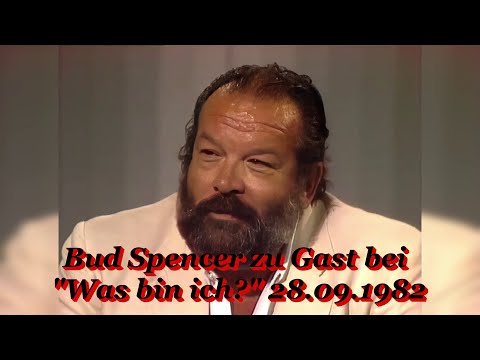 Bud Spencer as a guest on "What's My Line?" 28.09.1982