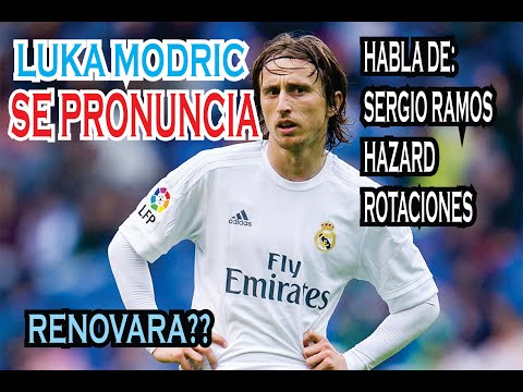 Luka Modric se pronuncia/habla de su renovación/su posición de Ramos y el Club/La clave de su éxito