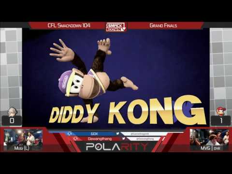 CFL Smackdown 104 WiiU - Mugi (Corrin) vs MVG dyr (Diddy Kong) - Grand Finals