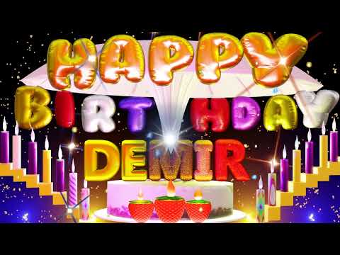 Demir Happy Birthday Song - Happy Birthday To You#demir#name#cake