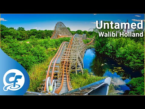 Untamed front seat on-ride 5K POV @60fps Walibi Holland