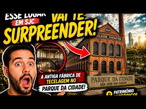 🏭 FÁBRICA HISTÓRICA NO PARQUE DA CIDADE! 😱