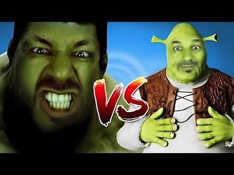 HULK vs SHREK - BATALHA DE RAP - RAP BATTLE | Repost