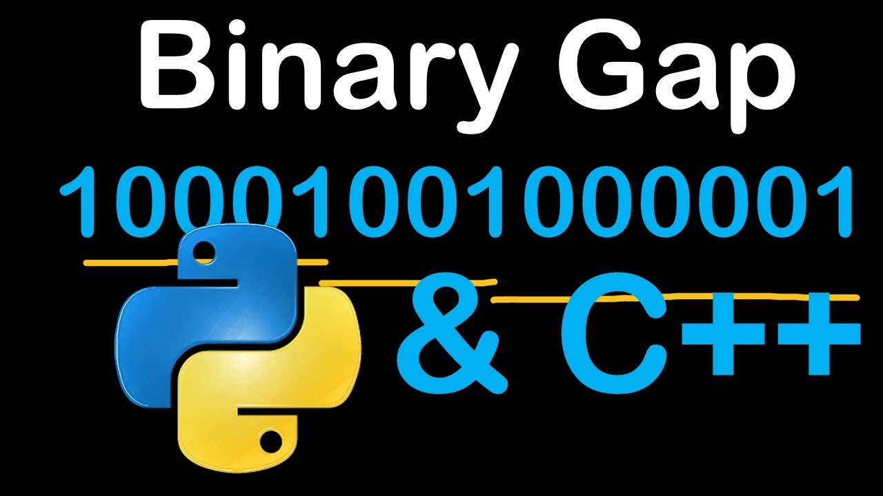 Binary Gap in Python and C++ Codility Solutions Lesson 1
