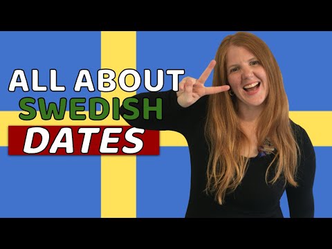 Months of the year, days and dates in Swedish - Swedish basics - Learn Swedish in a Fun Way!