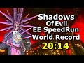 Shadows Of Evil Easter Egg SpeedRun World Record Solo 20 14 4k