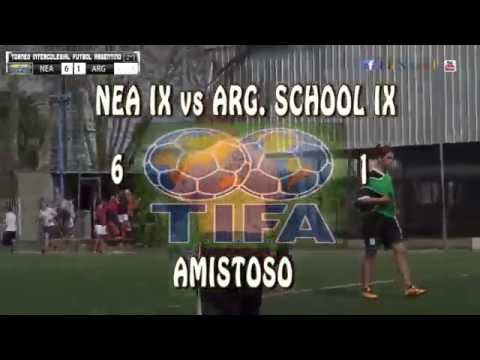 6 NEA IX vs ARG  SCHOOL IX 1 AMISTOSO - 14/08/2016