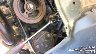 Serpentine Drive Belt Remove & Replace "How to" Ford Escape