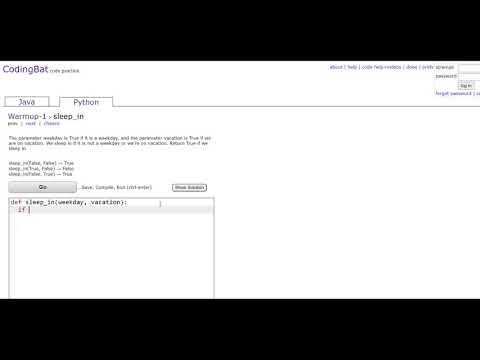 Codingbat Com Sleep_in Python