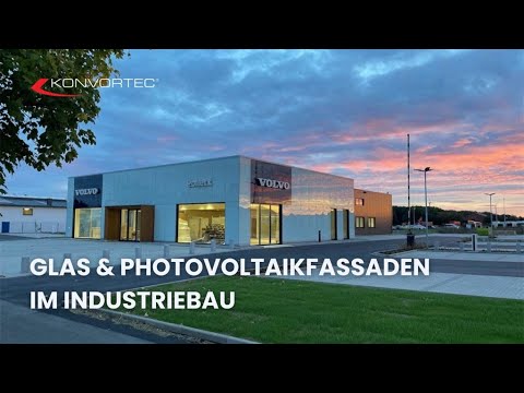 Weltneuheit! Glas an Sandwichpaneele im Industriebau - Konvortec Wall