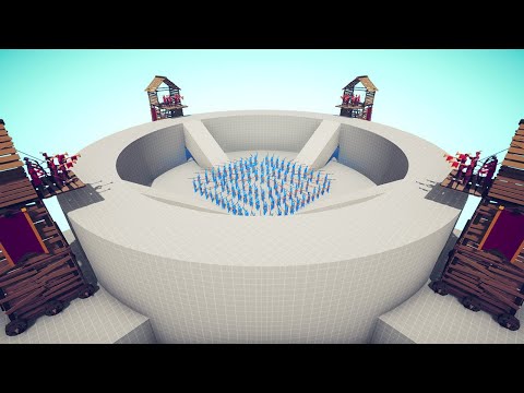 4X Secret Tower vs Every Unit | Totally Accurate Battle Simulator TABS