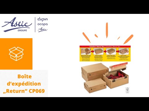 Boîte d'expédition modulable et empilable - Return CP069 - Gamme ColomPac_1