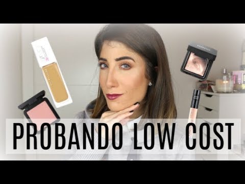 PROBANDO productos LOW COST!!! (Maybelline, KIKO, Catrice, 3INA y más!!)