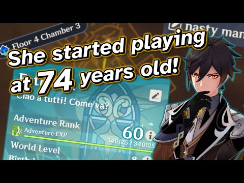 Can I fix this 78 year-old's Genshin account?