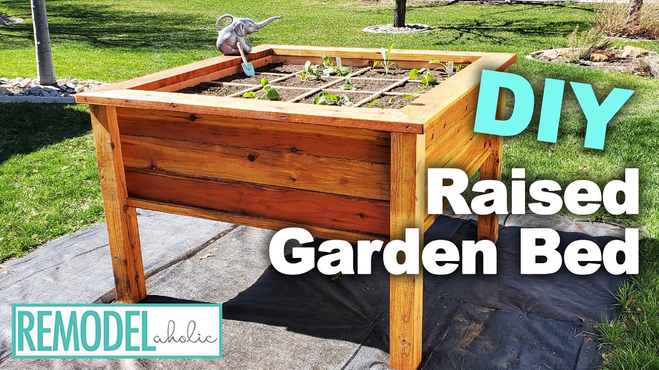 23 Waist High Raised Garden Bed Plans For Easy Gardening – The Self