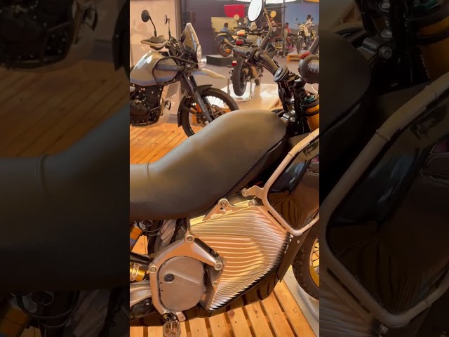Royal Enfield Himi 2.0 - the all-electric Himalayan on display at #Motoverse2024. Know all details