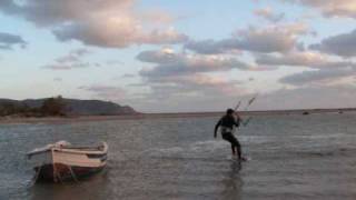 preview picture of video 'kiteboarding in Crete'