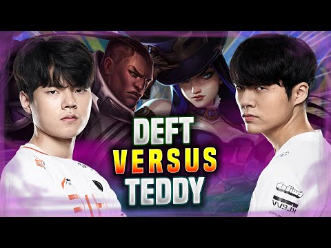 AF TEDDY vs DRX DEFT! - AF Teddy Plays Caitlyn ADC vs DRX Deft Lucian! | Preseason 2022