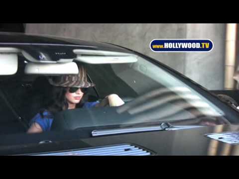 Megan Fox leaves photo shoot for NYLON Magazine.