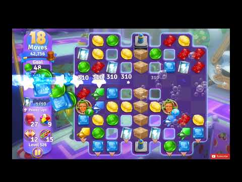 Wonka's World of Candy Level 526 NO BOOSTERS - A S GAMING ✔