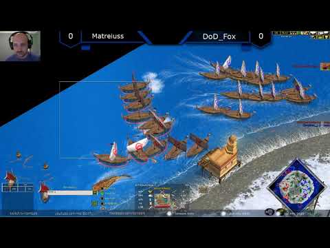 Matreiuss vs DoD_Fox - Age of Mythology: The Titans (Game 1) ft. ChronoJJ