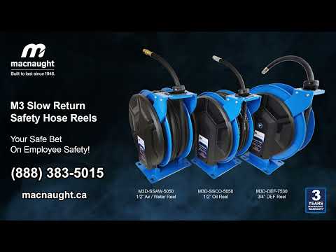 Macnaught M3 Slow Retraction Safety Hose Reels