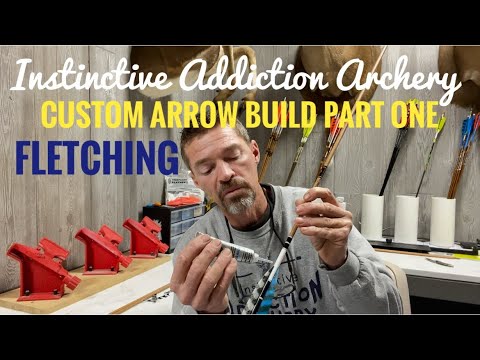 Custom Arrow Build Part One “ Fletching “ How To The Easy Way