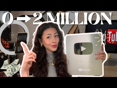 How I Became a Full-Time YouTuber: 0 to 2 Million Followers (No Gatekeeping!)