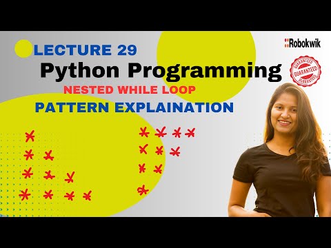 How To Create Star Pattern Using Nested While Loop In Python