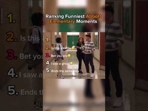 Ranking Abbott Elementary Funniest Moments🤣